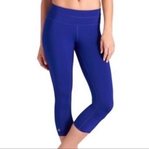 Athleta Cobalt Blue Capri Cropped Leggings XXS